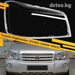 Тайота клюгер 2002 до 2006 года стекло фары