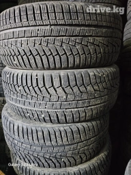 Шины 225 / 55 / R 17, Зима, Б/у, Комплект, Легковые, Корея, Hankook