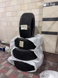 Шины 275 / 50 / R 21, Зимняя шипованная, Б/у, Комплект, Continental