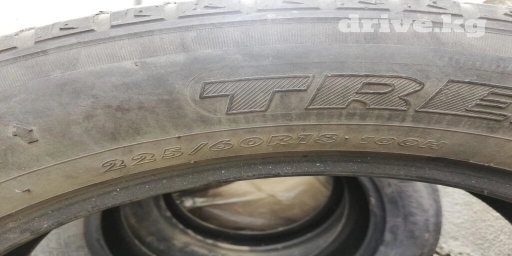 Шины 225 / 60 / R 18, Зима, Б/у, Комплект, Maxtrek