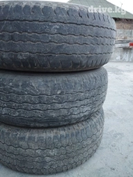 Шины 265 / 70 / R 16, Лето, Б/у, Внедорожные (АТ/МТ), Bridgestone