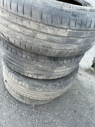 Шины 235 / 60 / R 18, Лето, Б/у, Комплект, Легковые, Корея, Hankook