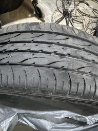 Шины 215 / 50 / R 17, Лето, Б/у, Комплект, Dunlop