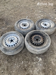 Шины с дисками R15 от Мерседес 190 Отверстий 5 Шины по 1000 все 4000