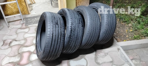 Шины 225 / 55 / R 17, Всесезонная, Б/у, Комплект, Легковые, Корея, Hankook