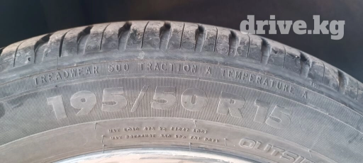 Шины 195 / 50 / R 15, Лето, Б/у, Комплект, Легковые, Россия, Nokian