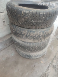 Продам зимние(шипованные )шины на один сезон смело.R15-185-65 в