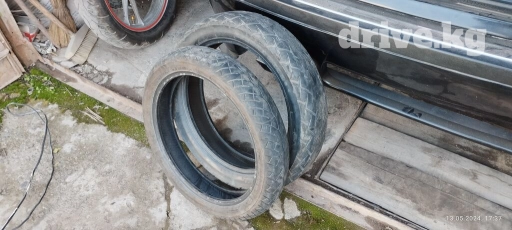 Продаю японскую резину!!! передний балон в хорошем состоянии, задний