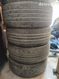 Шины 225 / 55 / R 17, Лето, Б/у, Комплект, Легковые, Германия, Continental