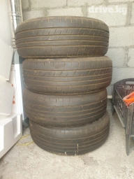 Шины 205 / 55 / R 17, Лето, Б/у, Комплект, Легковые, Япония, Bridgestone