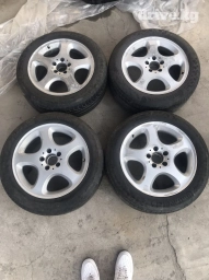 Шины 215 / 55 / R 17, Лето, Б/у, Комплект, Италия, Continental