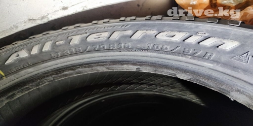 Шины 215 / 70 / R 16, Всесезонная, Б/у, Комплект, Внедорожные (АТ/МТ), США, BFGoodrich