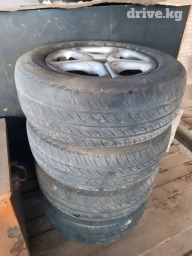 Продаю комплект диски с летней резиной, состояние очень хорошее