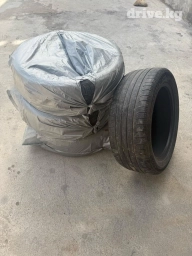 Шины 215 / 55 / R 17, Лето, Б/у, Комплект, Легковые, Корея, Nexen