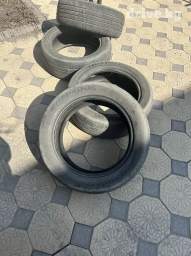 Шины 235 / 55 / R 18, Всесезонная, Б/у, Комплект, Корея, Hankook
