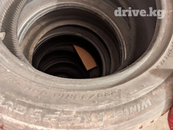 Шины 225 / 55 / R 16, Зима, Б/у, 1 шт, Легкий коммерческий транспорт (C/LT), Hankook