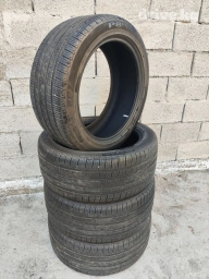 Шины 245 / 45 / R 18, Лето, Б/у, Пара, Легковые, Pirelli