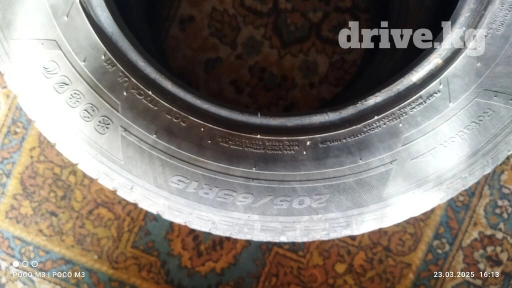 Шины 205 / 65 / R 15, Зима, Б/у, Пара, Легковые, Корея, Hankook