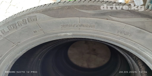 Шины 225 / 70 / R 16, Лето, Б/у, Комплект, Легкий коммерческий транспорт (C/LT), Китай, Falken