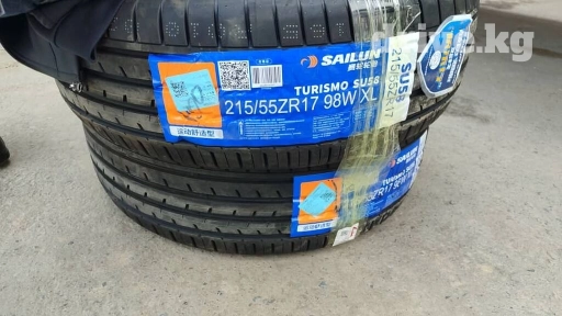 Шины 215 / 55 / R 17, Лето, Новый, Комплект, Легковые, Китай, Sailun