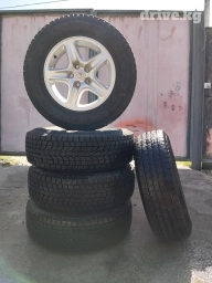 Шины 225 / 70 / R 16, Зима, Б/у, Комплект, Корея, Dunlop