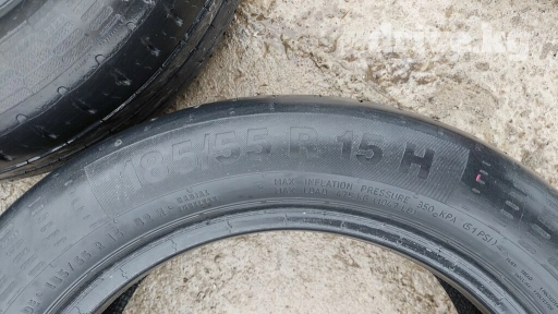 Шины 185 / 55 / R 15, Лето, Б/у, Комплект, Легковые, Германия, Continental