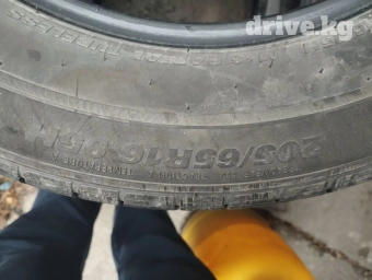 Шины 205 / 65 / R 16, Лето, Б/у, Пара, Легковые, Корея, Kumho