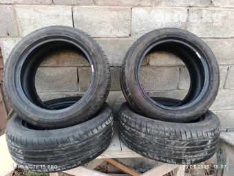 Шины 205 / 55 / R 16, Лето, Б/у, Комплект, Легковые, Германия