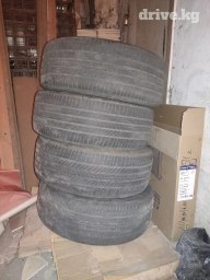 Шины 215 / 55 / R 17, Лето, Б/у, Комплект, Легковые, Корея, Hankook