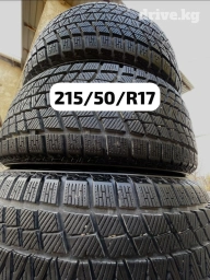 Шины 215 / 50 / R 17, Зима, Б/у, Комплект, Легковые, Kapsen