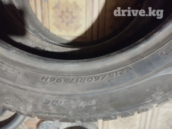 Шины 215 / 60 / R 17, Всесезонная, Б/у, Пара, Hankook