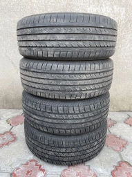 Резина 225/60/16 2 баллона goodyear одинаковые, 2 баллона continental