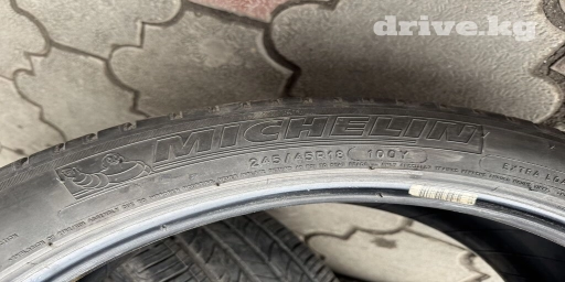 Шины 245 / 45 / R 18, Лето, Б/у, Комплект, Легковые, Корея, Michelin
