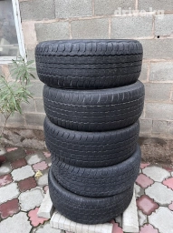 Шины 285 / 60 / R 18, Лето, Б/у, Комплект, Dunlop