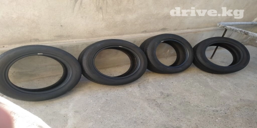 Шины 205 / 55 / R 16, Лето, Б/у, Комплект, Легковые, Корея, Hankook