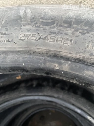 Шины 275 / 45 / R 21, Зимняя шипованная, Б/у, Комплект, Внедорожные (АТ/МТ), Германия, Michelin