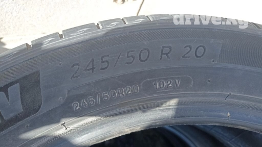 Шины 245 / 50 / R 20, Лето, Б/у, Комплект, Внедорожные (АТ/МТ), Франция, Michelin