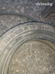 Шины 195 / 65 / R 15, Б/у, Continental