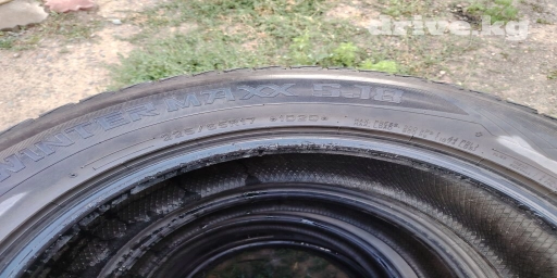 Шины 225 / 65 / R 17, Всесезонная, Б/у, Комплект, Легковые, Dunlop