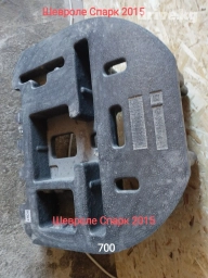 Пенопласт в багажник, Шевроле Спарк chevrolet spark 2016 коврики