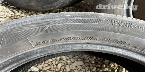 Шины 205 / 65 / R 15, Лето, Б/у, Комплект, Легковые, Корея, Hankook