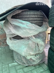 Шины 215 / 55 / R 17, Лето, Б/у, Комплект, Легковые, Michelin