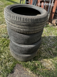 Шины 215 / 55 / R 17, Лето, Б/у, Комплект, Легковые, США, Hankook