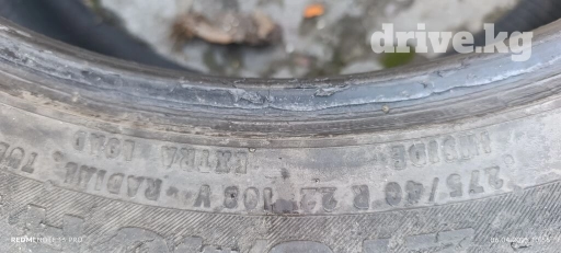 Шины 275 / 40 / R 22, Всесезонная, Б/у, Комплект, Внедорожные (АТ/МТ), Чехия, Continental