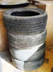 Комплект шин R17 225/55, 3шт - на доноску, 1шт - зимняя в хорошем