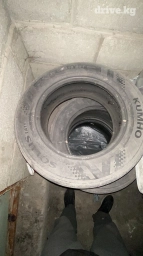 Шины 225 / 60 / R 16, Лето, Б/у, Комплект, Легковые, Корея, Kumho