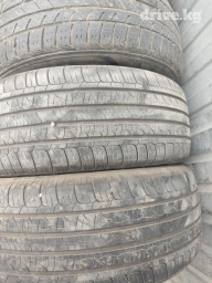 Шины 215 / 55 / R 17, Лето, Б/у, Комплект, Легковые