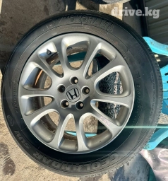 Колеса в сборе 225 / 60 / R 18, Лето, Б/у, Комплект, Легковые, Литые, отверстий - 5