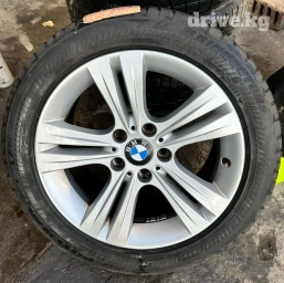 Колеса в сборе 225 / 50 / R 17, Лето, Б/у, Комплект, Легковые, Литые, отверстий - 5