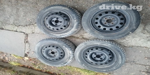 Колеса в сборе R 14, Комплект, Железные, отверстий - 4